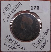 1787 Conneticut Copper, bust - left