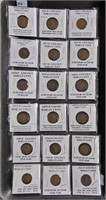 18 Lincoln Cents 1916-1921