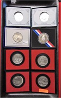 90% Silver Halves, Clad Halves and First Medals