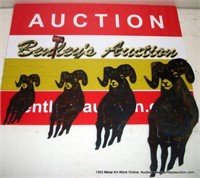 1353 Metal Signs & Art Onlilne Auction, April 5, 2021