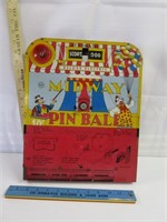 Marx Tin Toy Back Pin Ball Game