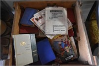 Crate of Vintage Books & Magazines