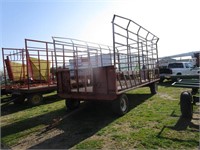 E-Z 18' Hay Wagon w/Front & Side Unload,
