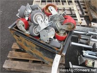 BOX OF CASTER WHEELS