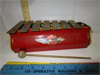 Tin Toy Tudor Xylophone - Missing a Key