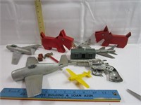 Airplane Models & Buffalo Bill Gun Pieces