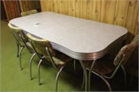 Formica Table and Four Chairs