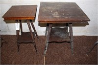 Two Spindle Leg Tables
