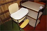 Utility Cart and High Chair