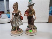 2 Vintage Andrea Porcelain Figurines (Set) 7&1/4"