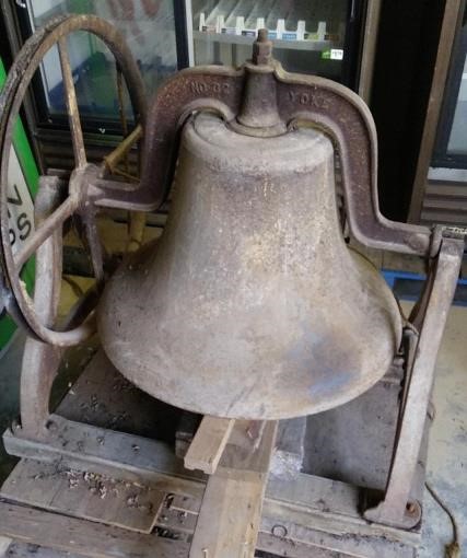 Cast Iron Church Bell, Vintage Lighted Sign, Store Fixtures