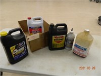 automotive fluids and cleaners