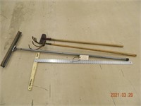 Long handled tools and T Square
