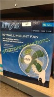 Active air 16" wall mount fan