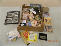 Lot of Vintage media, postcards, advertisements