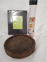 Embossing kit candle holder and photo album