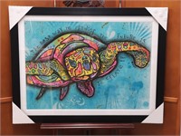 Sea Turtle Framed Print by Dean Russo