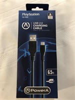 PlayStation USB 2.0 Charging Cable 6.5 feet PS4