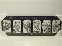 The Goalie Evolution wall plaque 12x36