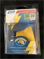 Camco 3-Prong Generator Adapter RV Power Grip
