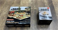 Pizza Tiles and Stone Pizza Brush