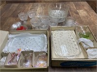 (2) Snack Sets, Cups, Bowls, and More