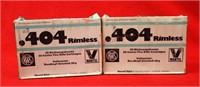 (40) Rds RWS .404 Rimless