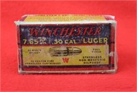 (50) +- Winchester 30 Luger (7.65MM)