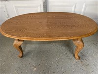 Oval Coffee Table 46” x 27” x 18”