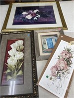 Framed Floral Prints