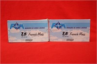39 Rds 7.5x54mm French Mass