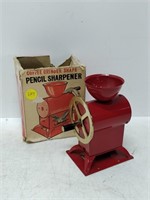 coffee grinder shape pencil sharpener in original