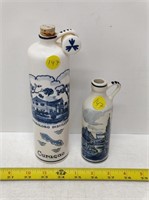 delf blue collectible bottles