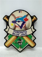 Toronto Blue Jays battery clock 12x15