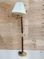 Floor Tri lamp with brass base