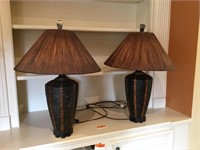 Pair of Safari Style Lamps