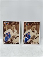 Pinnacle The Idols card Gretzky , Sakic