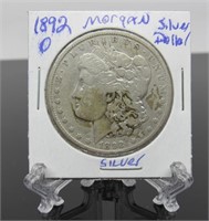 1892 - O Morgan Silver Dollar