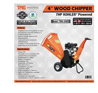 4" 7HP Kohler Engine Wood Chipper