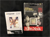 Polaroid PIF300 Instant Film & 32 GB SanDisk