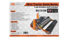 48-in Tractor Stone Burier with 3-PTO Shaft Includ