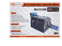 60" Skid Steer Concrete Mixer