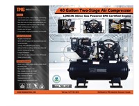 40 Gallon 2-stage 9HP 302cc Engine Air Compressor