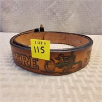 John Deere Leather Belt