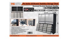 Pro Series 22-Drawer Stainless Storage Chest
