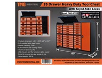 35 Drawer Heavy Duty Tool Chest