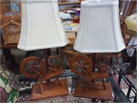 Spinning wheel lamps