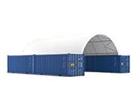 20' x 40' PVC Fabric Container Shelter