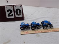 3 Toy Tractors