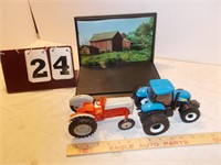 Pair Toy Tractors
